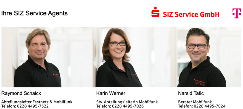 Ihre SIZ Service Agents